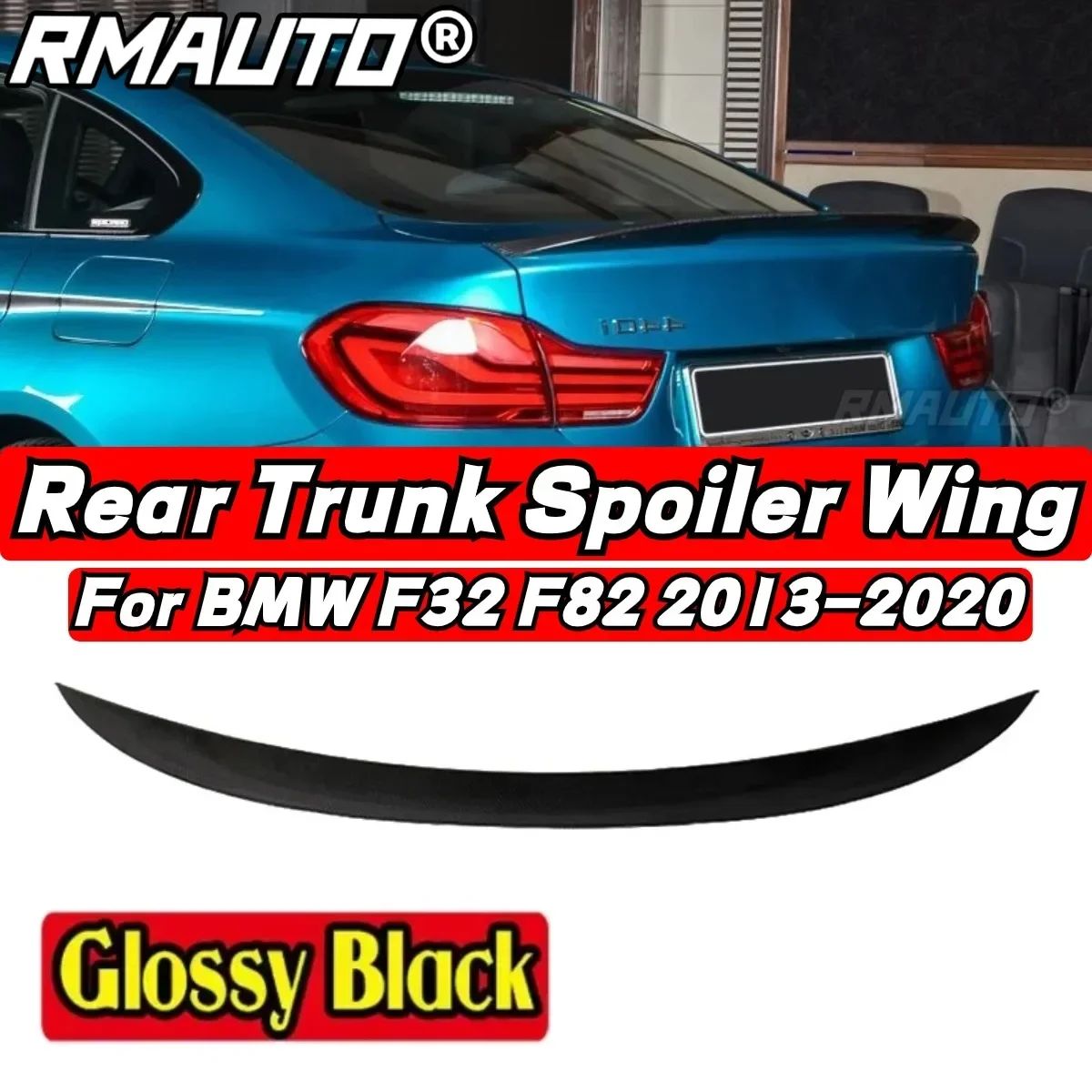 For BMW 4 Series F32 F33 F36 Rear Spoiler Wing Body Kit MP Style BMW F32 Car Rear Trunk Spoiler Car Accessories Rear Trunk Wing