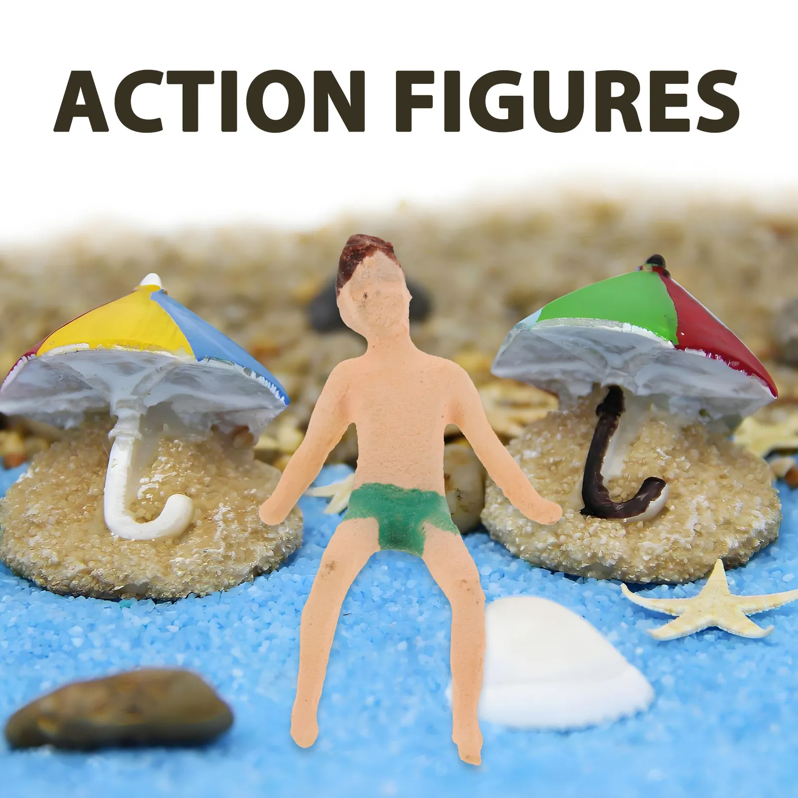 5Pcs Mini People Swimsuit Figures Colorful DIY Architectural Scene Landscape Scale Scenery Layout Accessories