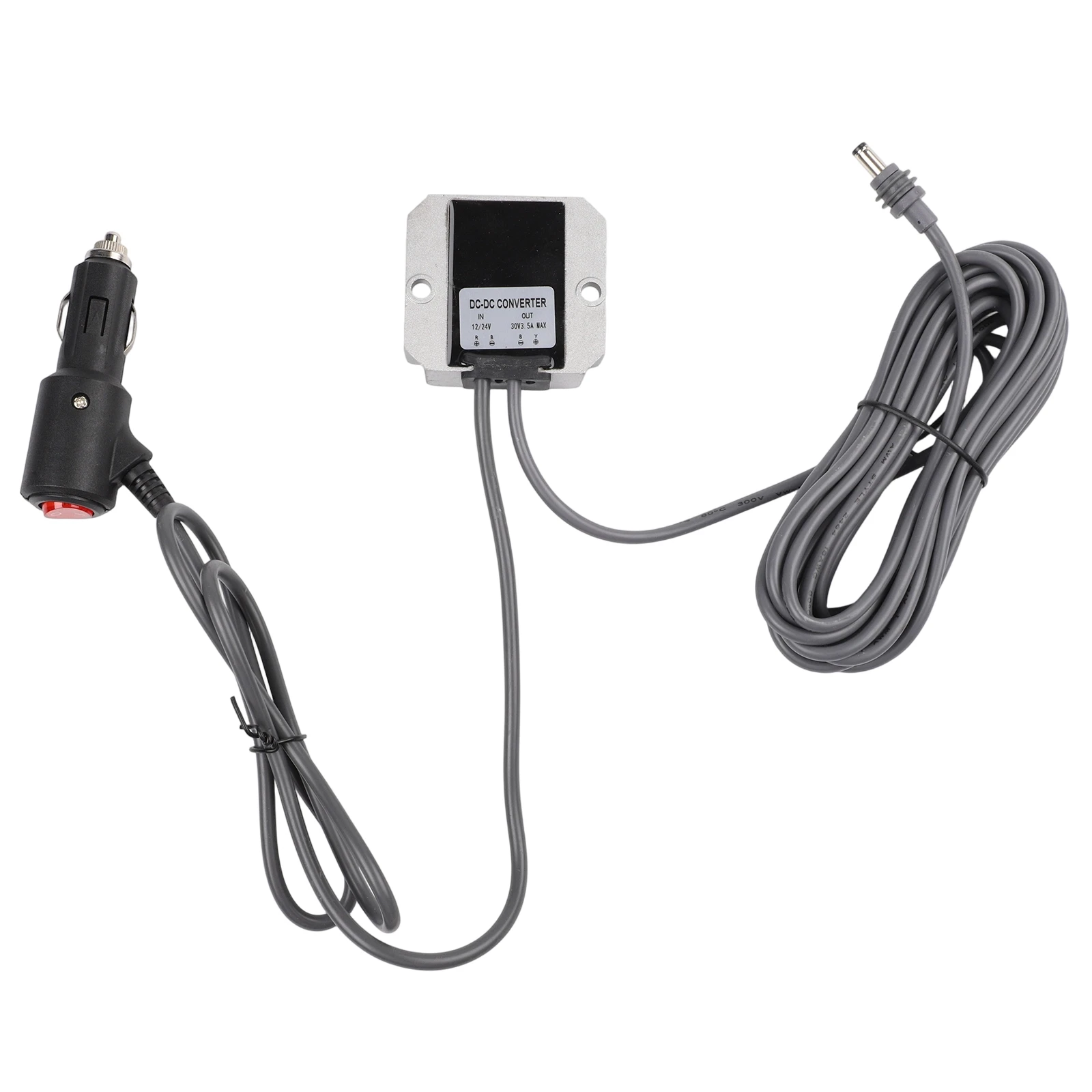 12V To 30V 3.5A DC Power Converter Car Protection IP68 Waterproof Power Outlet With Switch 1/3/5meter Set Accessories