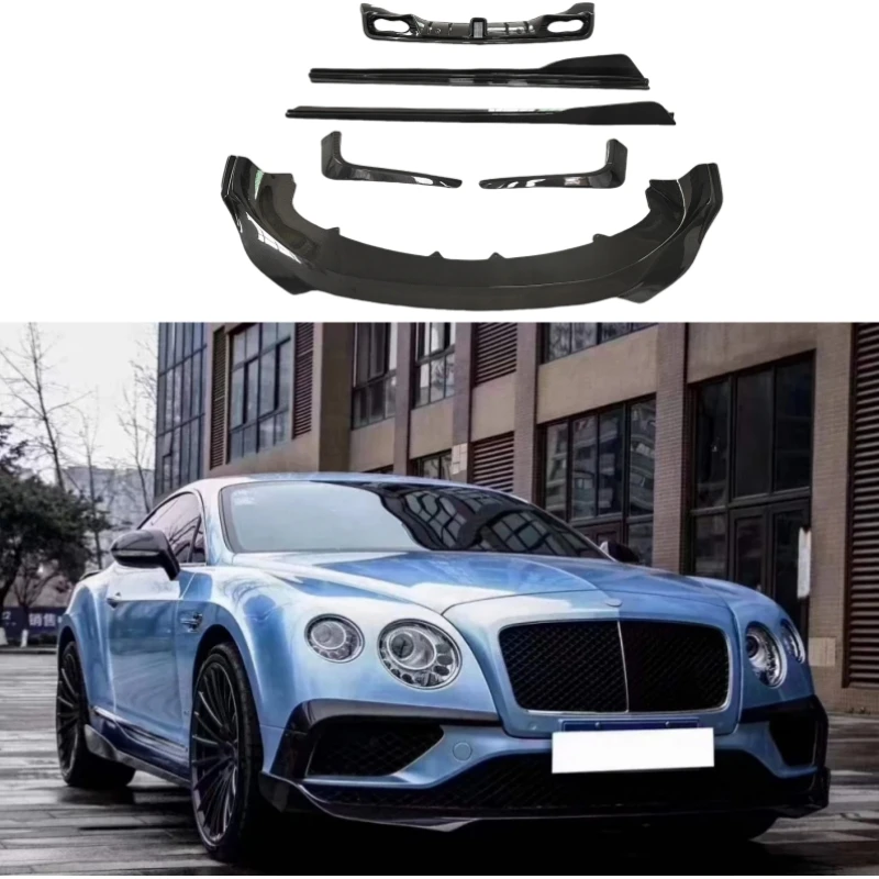 15-17 for Bentley Continental GT retrofit upgrade ST type carbon fiber body kit, front lip side skirt, rear diffuser, air outlet