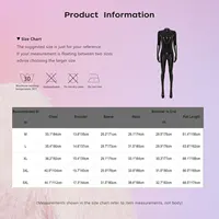 Womens Faux Leather Full Body Bodysuit Wet Look Gloved Sleeve Double-end Zipper Openable Crotch Latex Catsuit Unitard Clubwear - Image 6