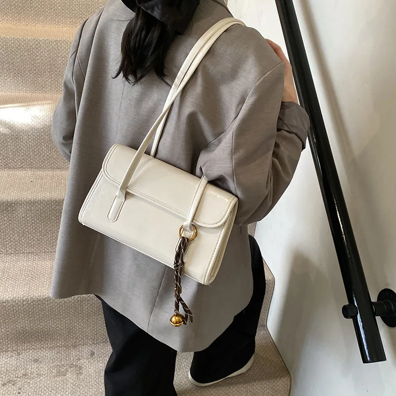 

2025 Spring New Shoulder Casual Bag Texture Niche Small Square Bag Trend Bag Fashion Versatile Korean Armpit Bag