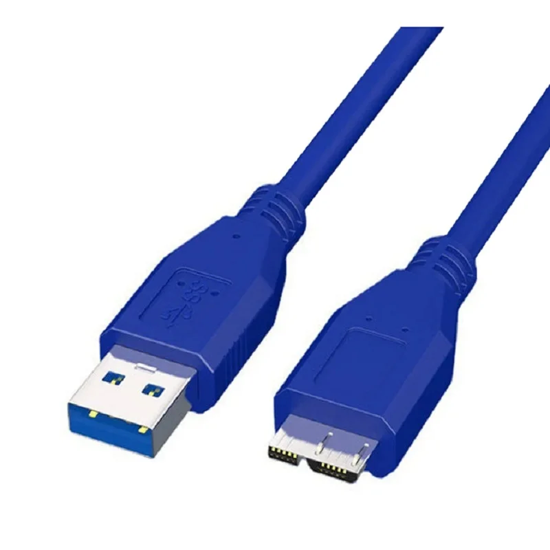 5M 3M 1.5M 1M USB 3.0 Cable Micro Cable  B Hard Disk Data Cord USB3.0 Fast Charging Samsung External HDD SSD ard Drive Cable