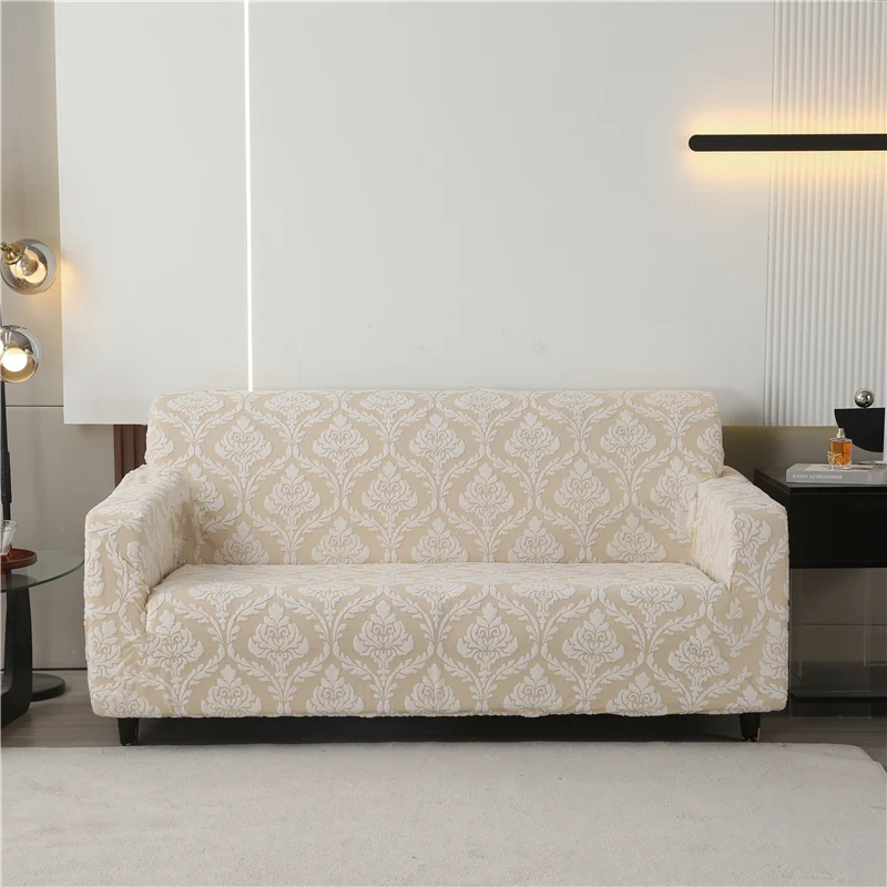 

High-grade Jacquard Sofa Cover Elastic All-inclusive Sofa Cushion Non-slip Thickened L-shaped Armrest Sofa Cover