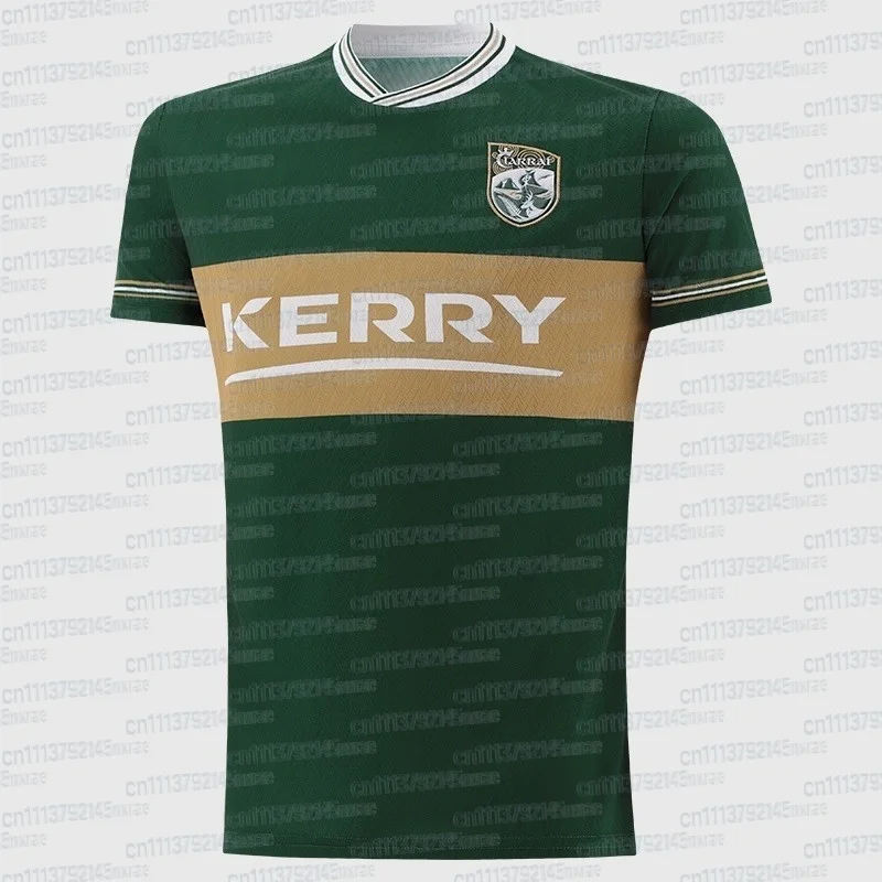 2026 Irland Kerry Fußballtrikot Sommer-Sport-Oversize-T-Shirt Atmungsaktiv Schnelltrocknend Streetwear Kleidung Familienoutfit – Detail 5