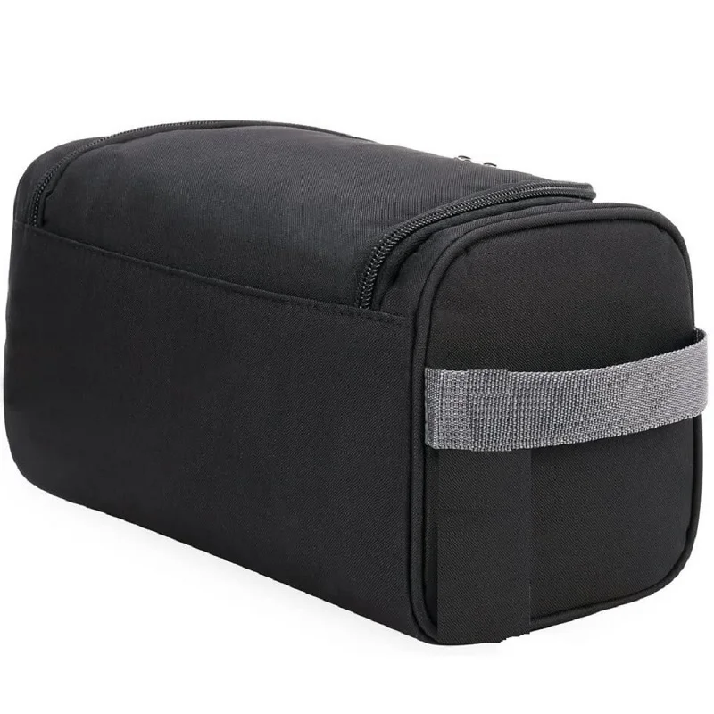 Bolsa de maquillaje portátil Unisex, organizador de cosméticos impermeable, estuche colgante de aseo para mujeres y hombres, lavado, afeitado,