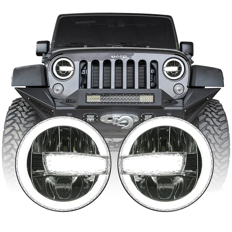 Car led lights for Jeep Wrangler JK Accessories DOT E-mark 7