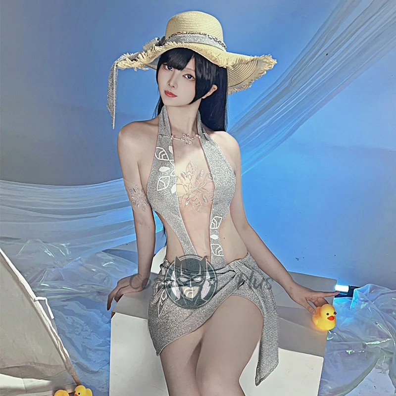 

Нарака: Bladepoint Justina Gu Косплей Костюм Сексуальный Купальник Шляпа Униформа Карнавал Аниме Хэллоуин Вечеринка Маскарад Игровая Одежда