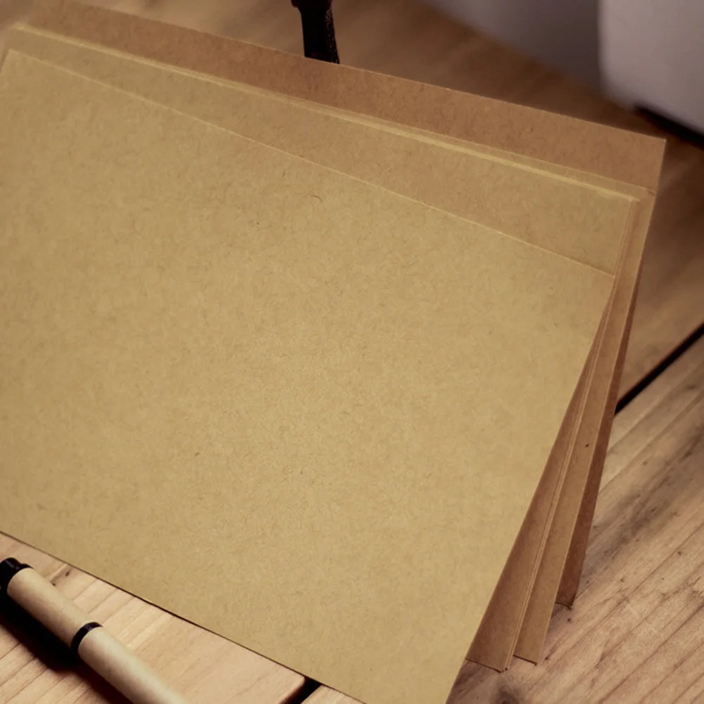 

Blank Kraft Paper 21X29Cm A4 Vintage Writing Paper For Letter Calligraphy Graffiti Stationery Letter Sets Printing