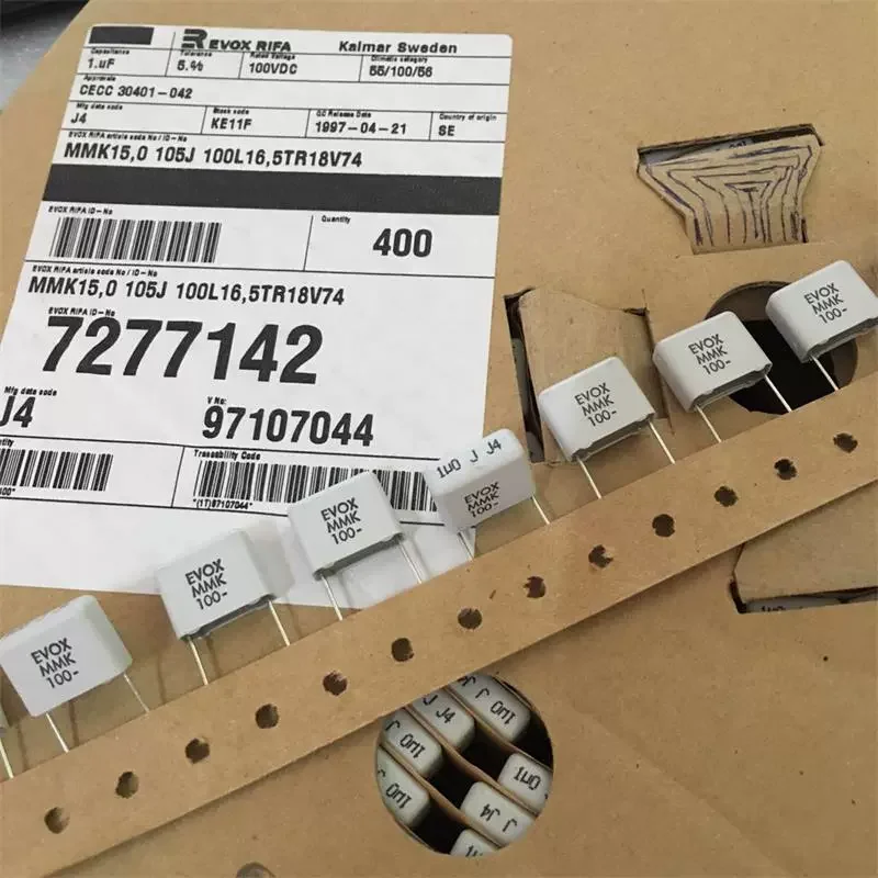 10PCS Brand new original EVOX RIFA Swedish MMK series 1UF 100V fever divider infinite capacitor