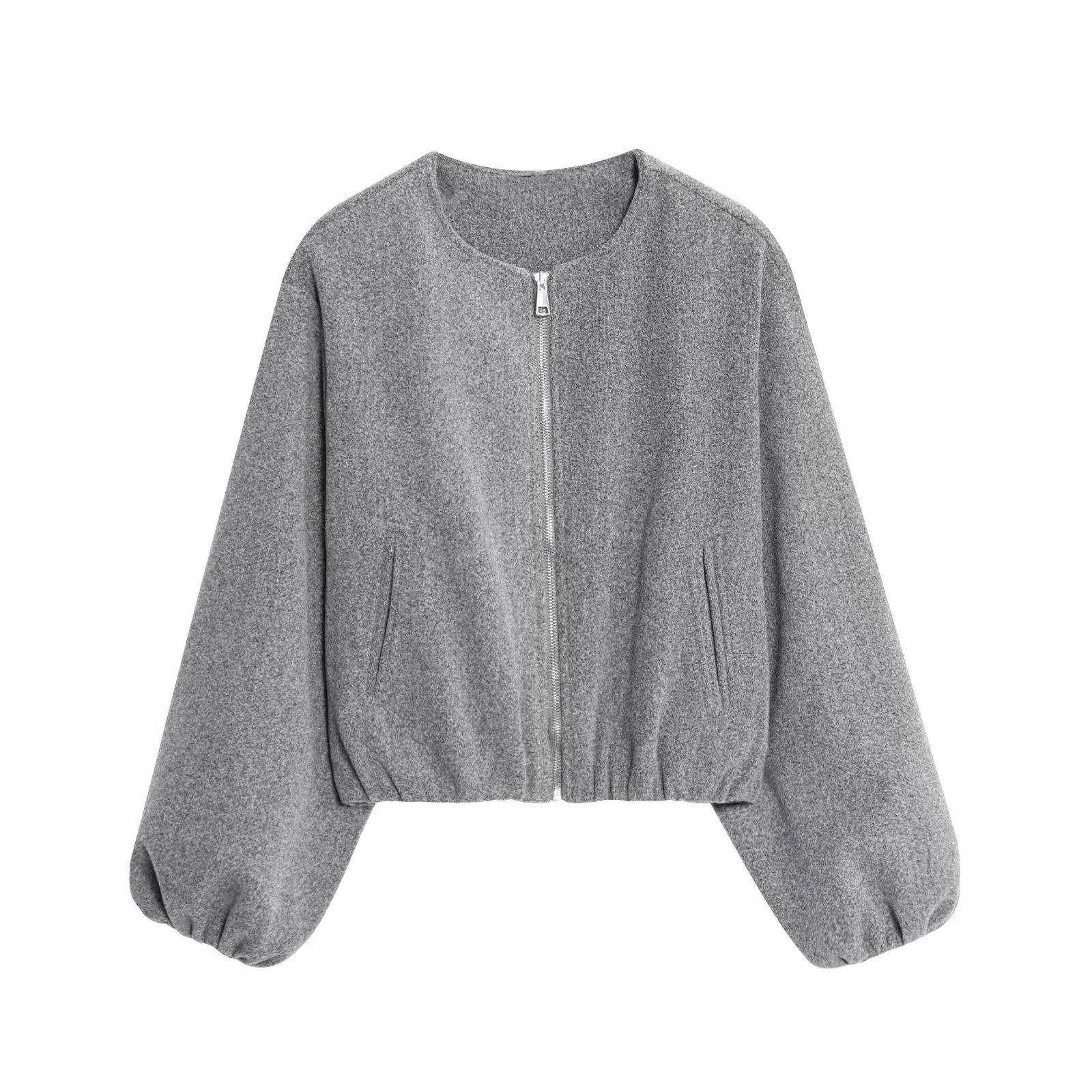 

New Women's Commuter Fashion Relaxed Bomber Jacket Coat