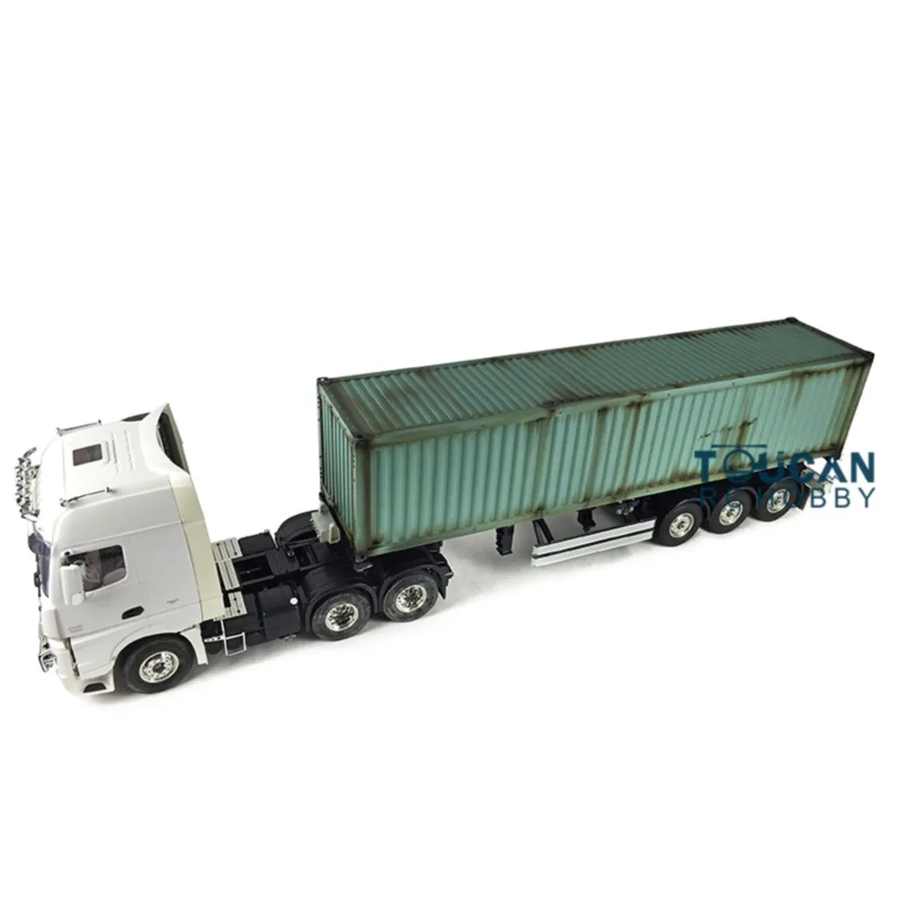 TOUCAN 1/14 Highline RC 6*4 Traktor Lkw Container Semi-Trailer Gemalt Auto Für Toucan Modell Spielzeug für Jungen THZH0376-SMT8