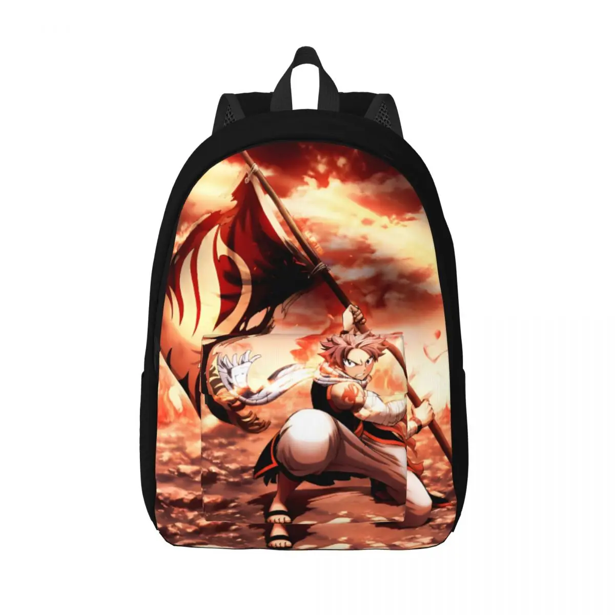 

Anime Fairys Tails Teenage Backpack Lightweight High School Hiking Travel Daypack for Men Women College Shoulder Bag