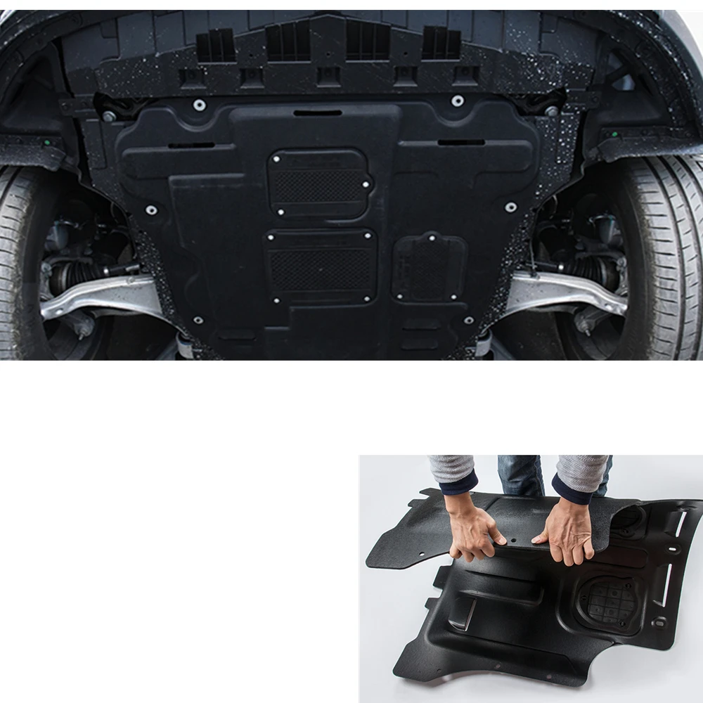 

For Audi Q5 2010-2017 1.8T 2.0T Under Engine Guard Board Splash Shield Mudguard Black Car Mudflap Molding Panel Mud Fender Plate