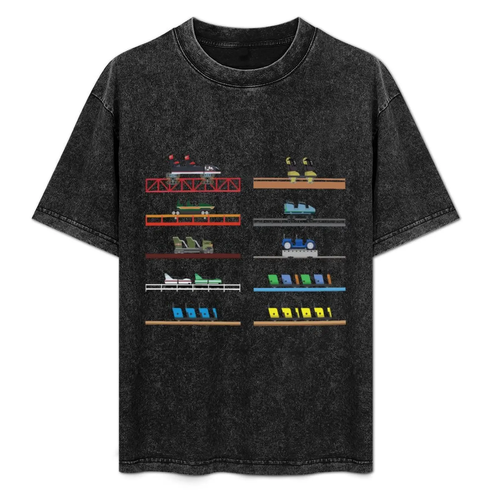 

Kings Dominion Coaster Cars Design T-Shirt korean fashion hippie clothes anime clothes custom shirt men clothes