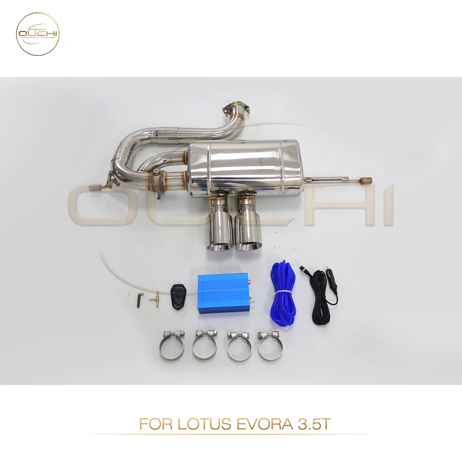 High Performance Catback For Lotus EVORA 3.5T OUCHI Exhaust System Stainless Steel With Vacuum Valve Tips Muffler Auto Parts