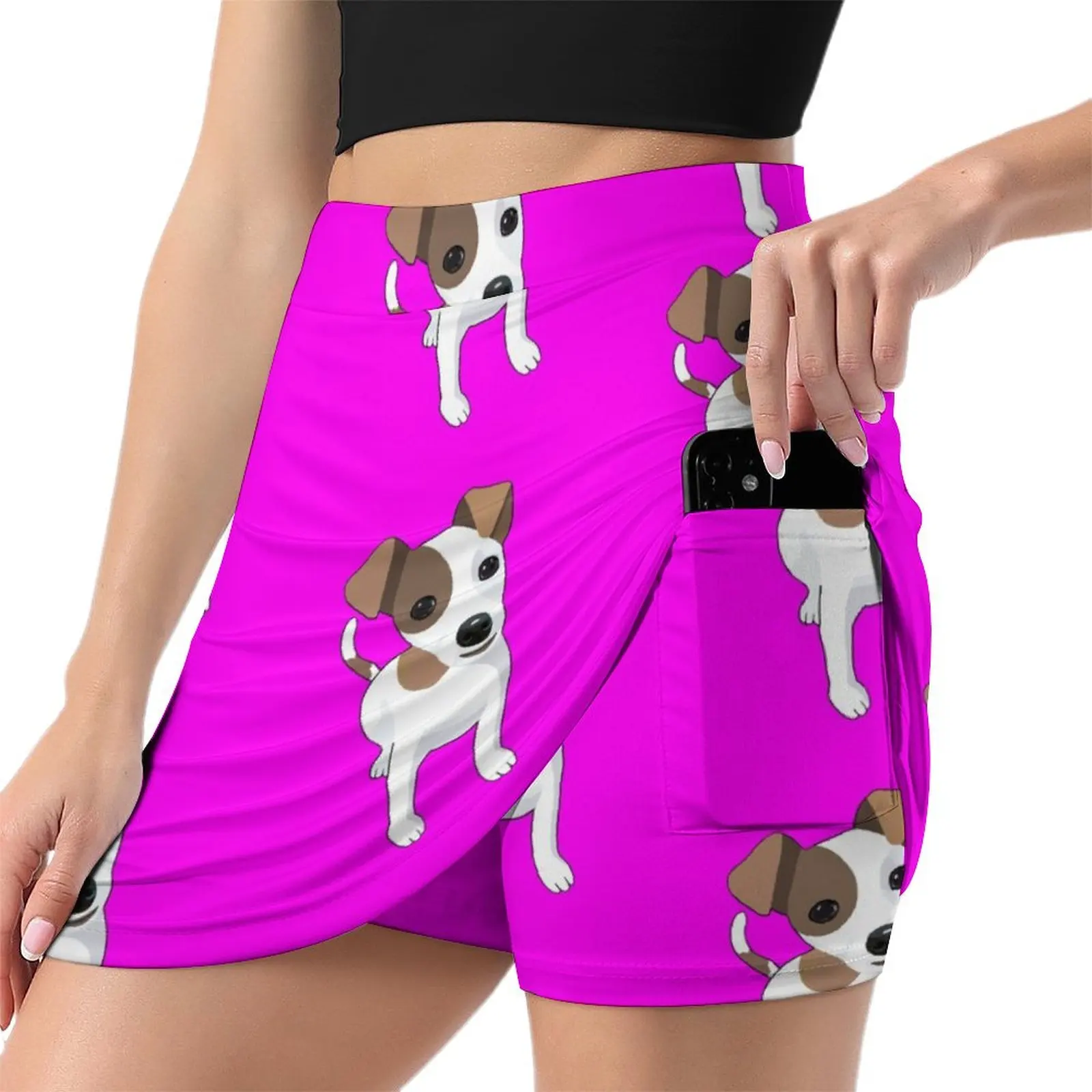 jack russell terrier Mini Skirt skirt sets Woman skirt