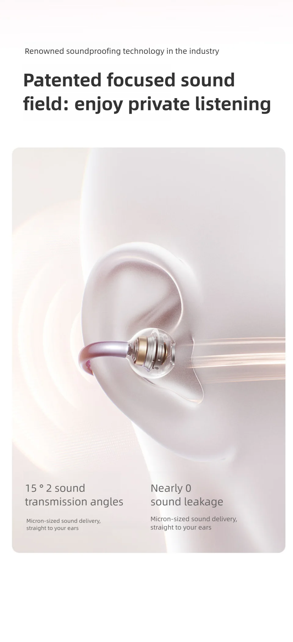 Sanag S6S Nova Ohrclip-on-Kopfhörer, modische Ohrringe für Frauen, kabellose Bluetooth-Kopfhörer, Jahrestag, Valentinstag, Geschenke – Detail 14
