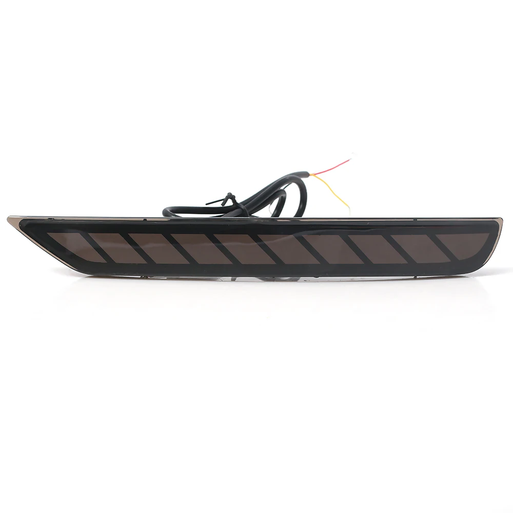 Ledリアバンパーリフレクターライトランプブレーキスバルフォレスター2008 2009-2019 drlターンシグナルライト2/3機能テールランプ