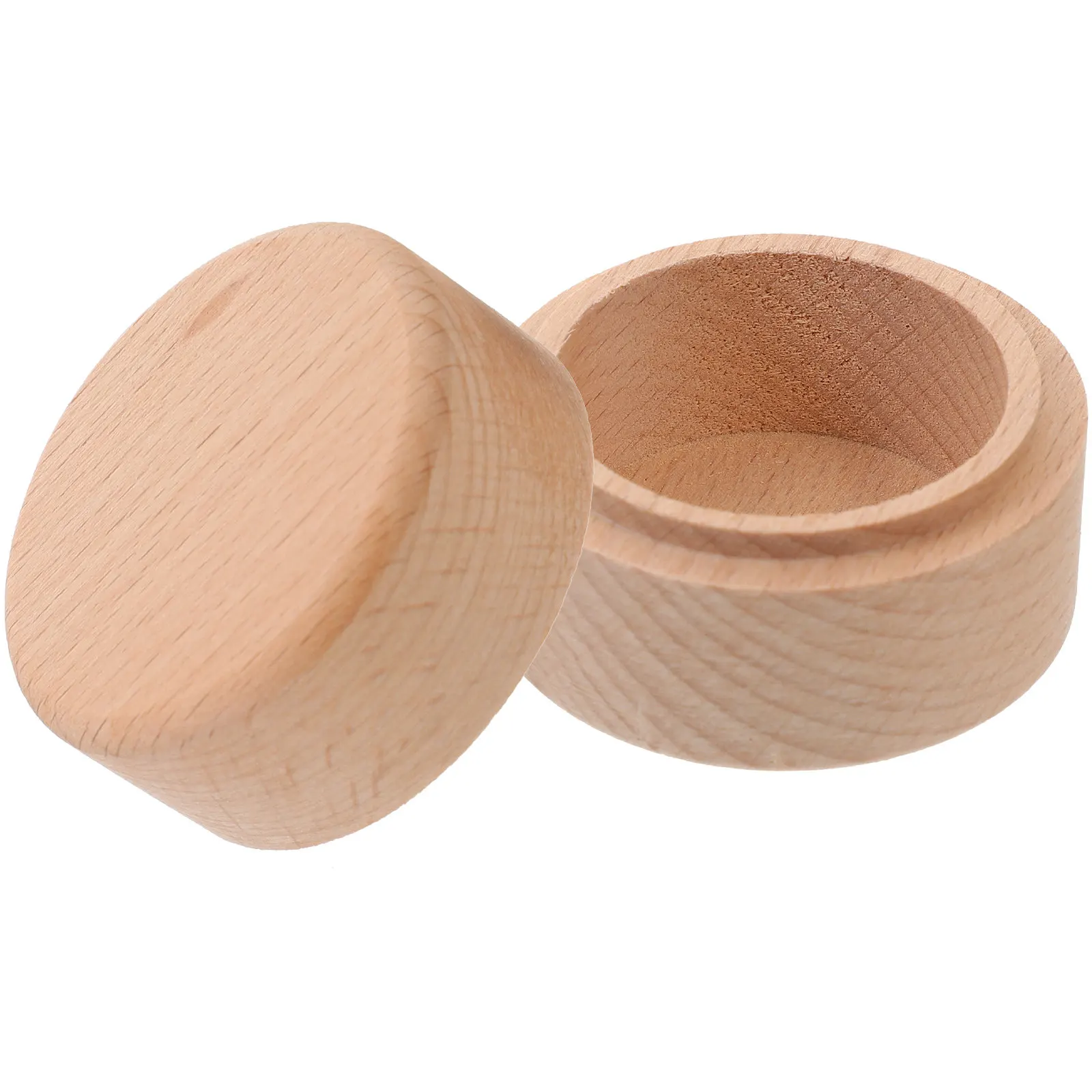 

Mini Wood Jewelry Gift Box Exquisite Round Storage Case for Rings Earrings Desk Decoration Wedding Ring Box Wood Jewelry Boxes