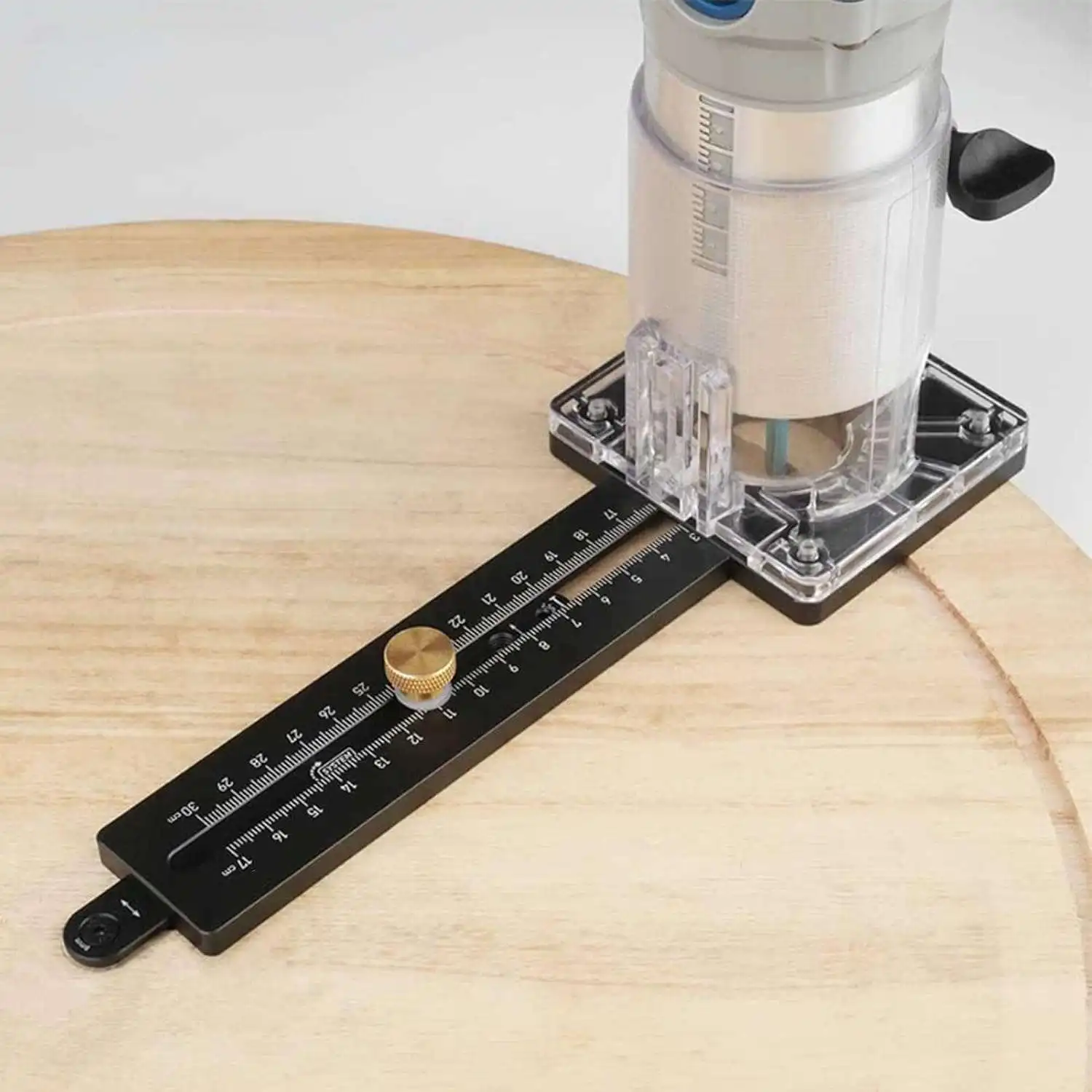 

Aluminum Alloy Industrial Circle Cutting Jig Hand Trimmer Wood Router Milling Slotting Trimming Machine DIY Woodworking Tools