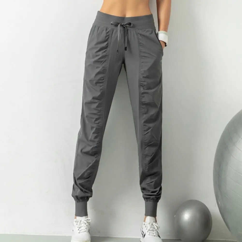 FjSoft-Pantalon cargo respirant pour femme, taille haute, proximité, wstring élastique pour le sport