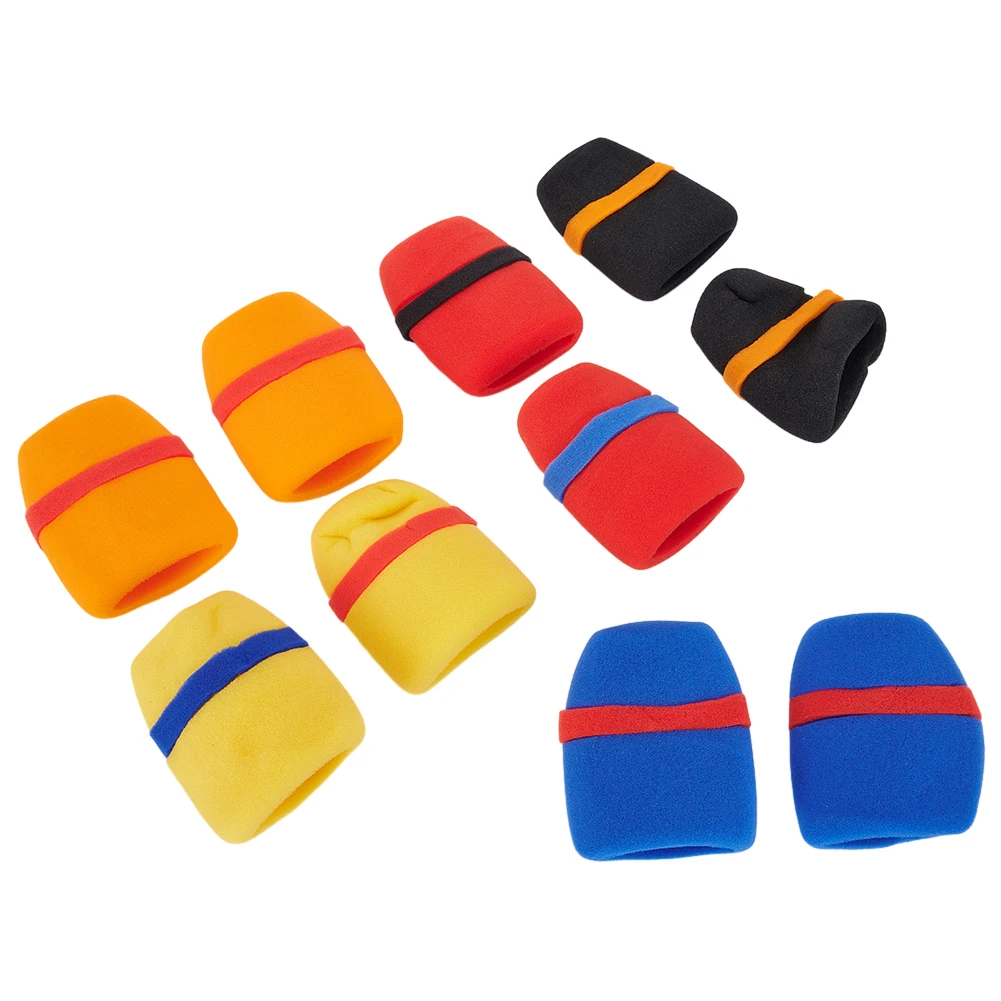 Part Microphone Covers Random Color Soft Spare Sponge Stage Thicker 10pcs Audio Equipment Muffler High Quality