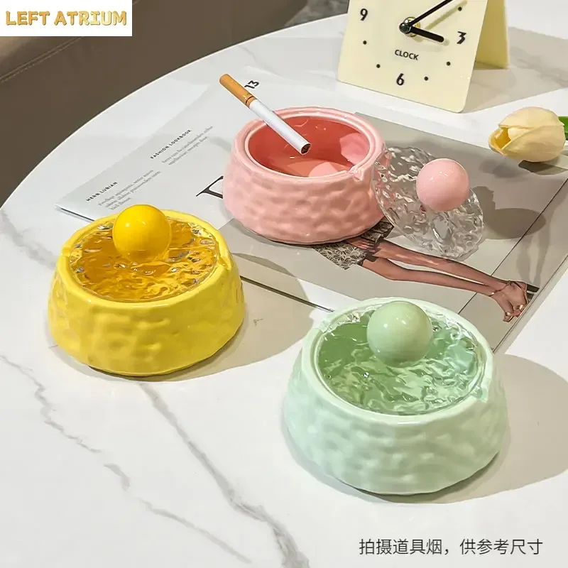 cheese-shaped-ceramic-ashtray-with-cover-to-prevent-fly-ash-household-decorations-bedroom-living-room-gift-ashtray-for-friends