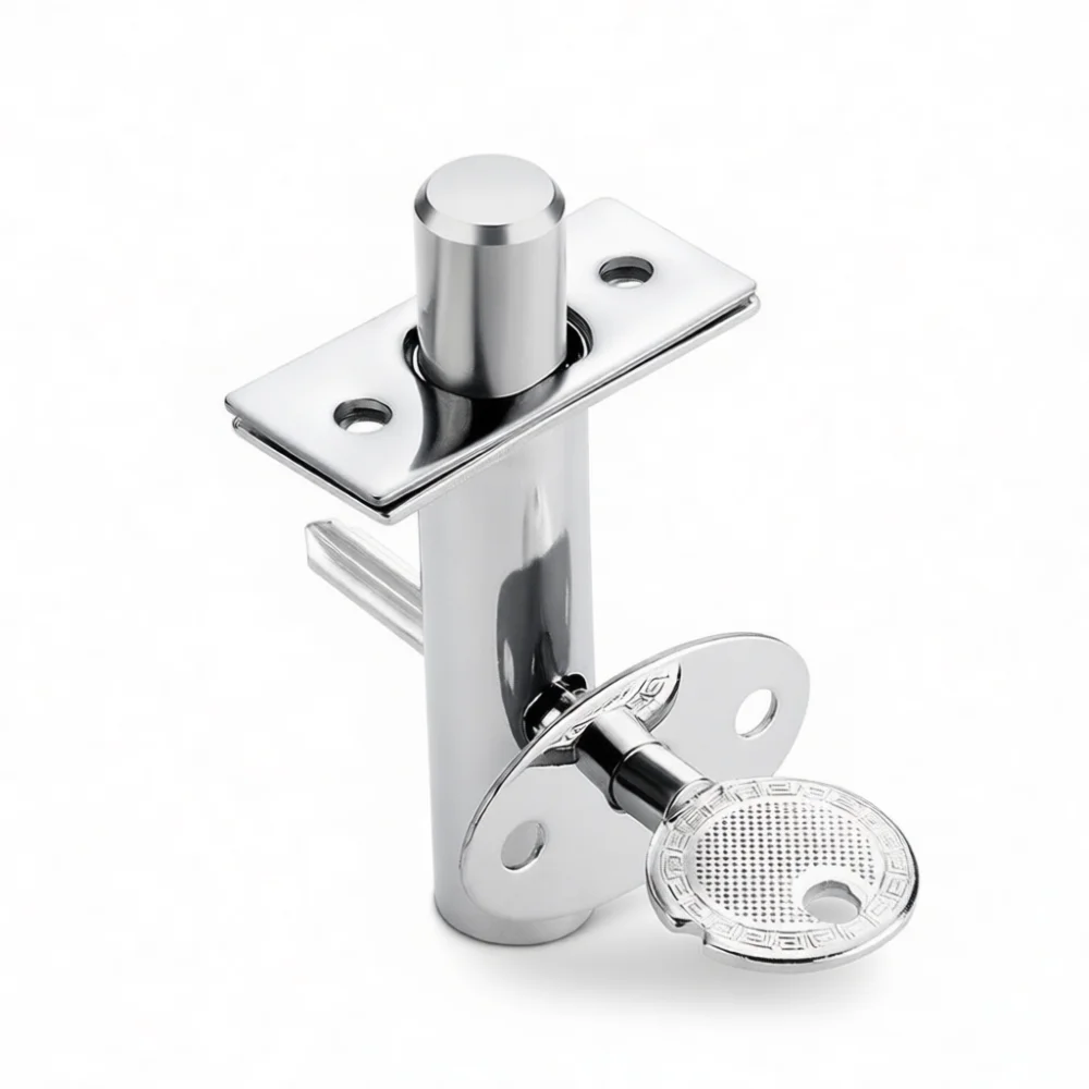 Modern Stainless Steel Concealed Pipe Well Lock Fire Door Access Panel Latch For BUFEISON Easy Install Security