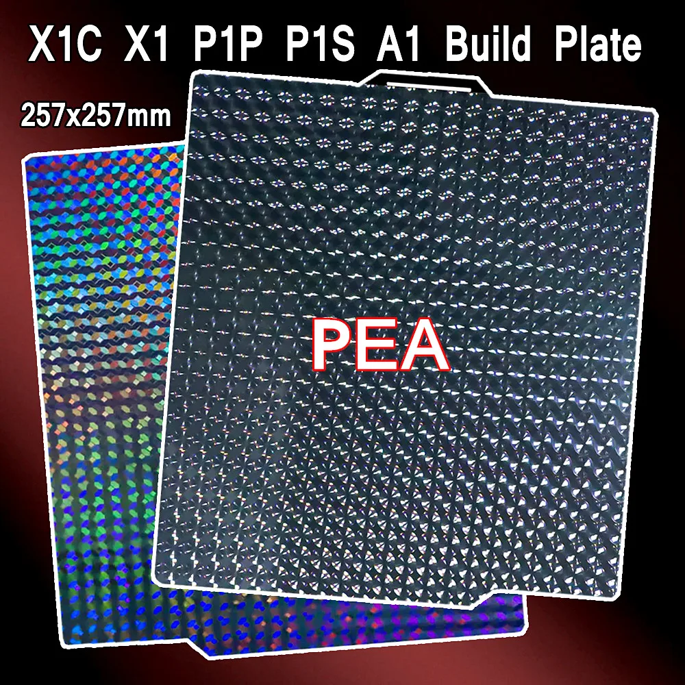 For Bambu Lab A1 X1C P1S Build Plate Bambulab X1 Carbon PEI Sheet Double Sided Print Spring Steel for Bambulabs P1P X1E A1 Plate