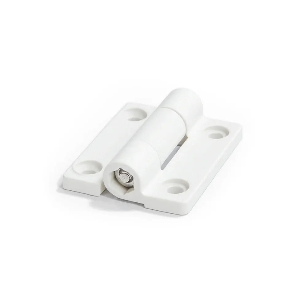 Plastic Nylon Hinges Adjustable Door Hinges with Countersunk Holes,36 x 28 mm /1.4 x 1.1 inch, Ideal for Wardrobes and Drawers