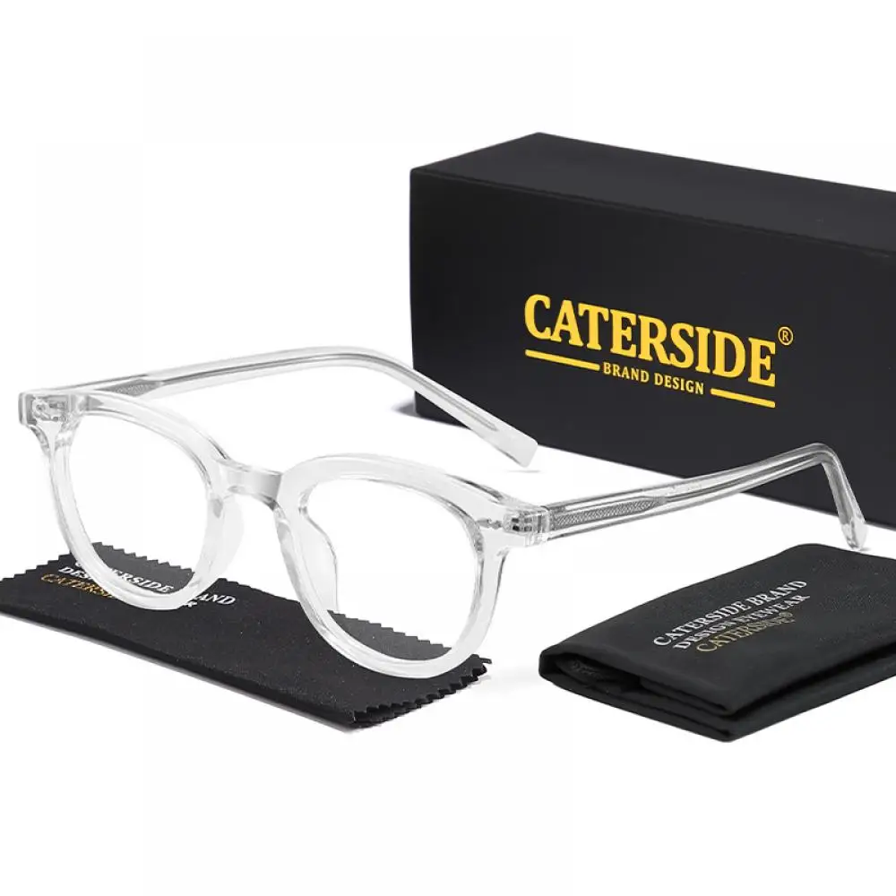 CATERSIDE Klassische Herren-Anti-Blaulicht-Brille Tr-90 Ovaler Brillenrahmen Damen Mode Computer Blaulicht-Schutzbrille – Detail 15