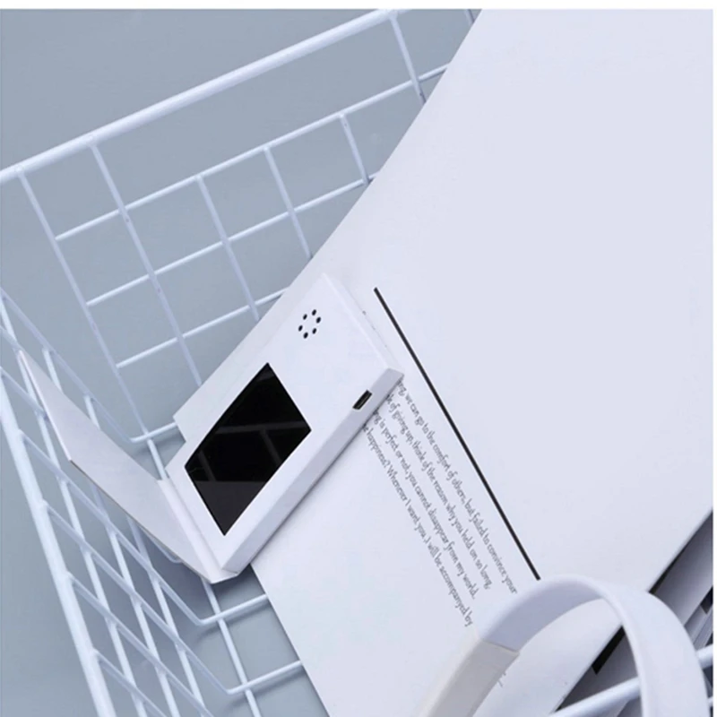 128MB 2.4Inch Birthday White Video Book Card Lcd Invitation Gift Music Greeting Card Upload Video Lcd Greeting Card-A22U view 4