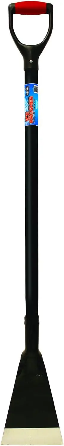 

Heavy Duty Ice Scraper with Cushioned D-Grip and Wood Handle - 48" Long Reach for Tough Ice Removal