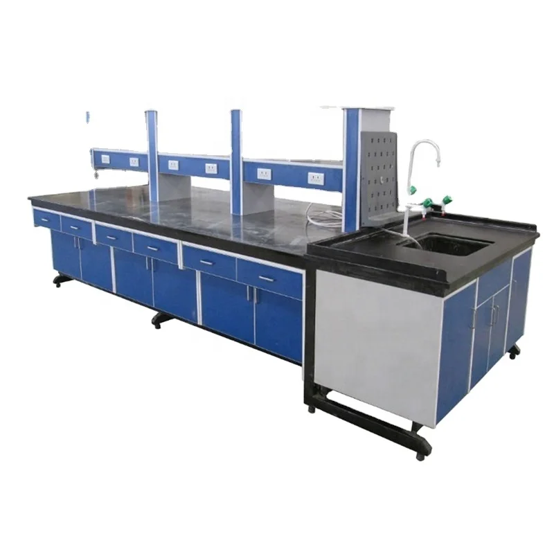 Banco de trabajo químico comercial, mesa de banco de laboratorio, muebles de laboratorio de física, gran oferta