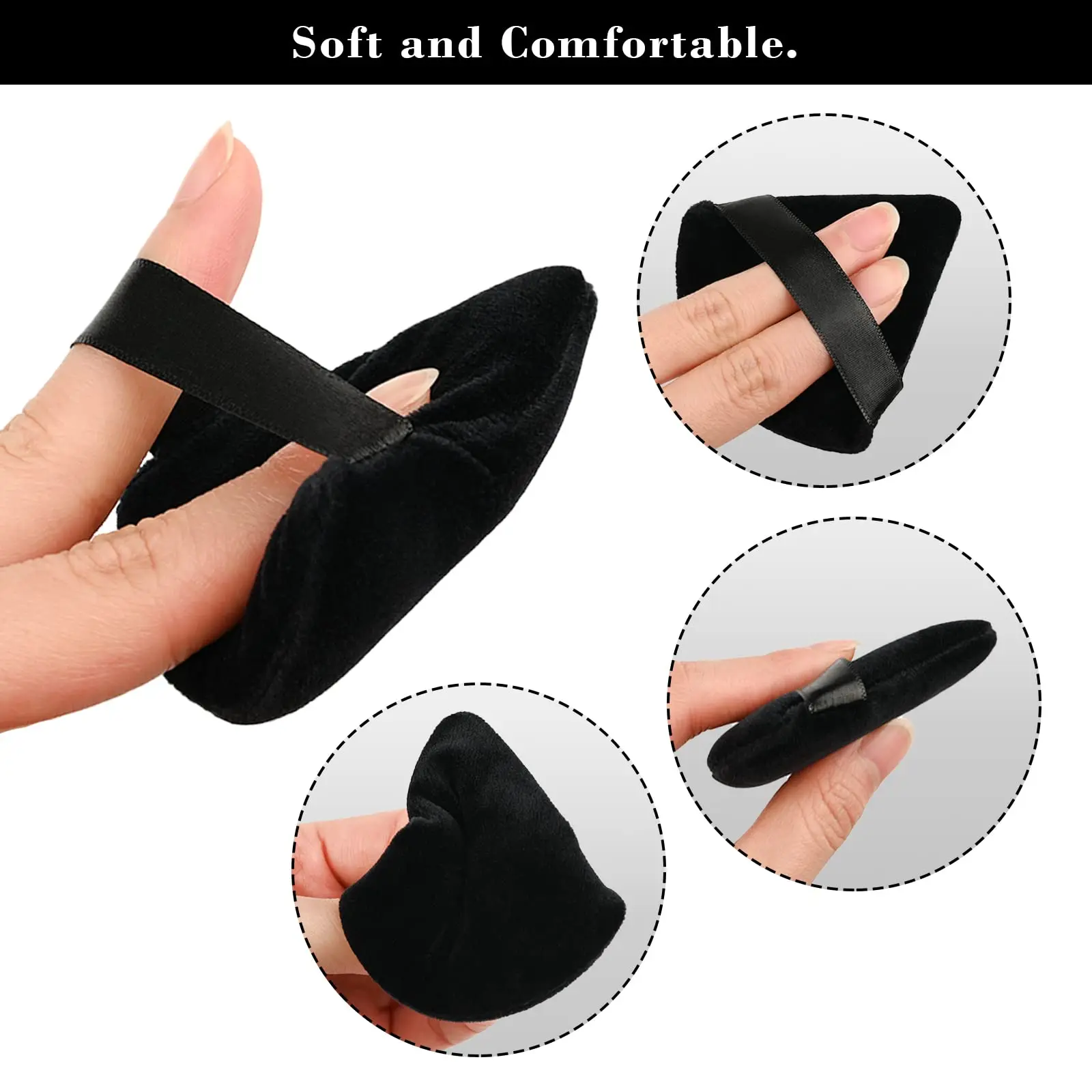 أسود مثلث مسحوق نفخة ماكياج الوجه الإسفنج لينة المخملية مستحضرات التجميل نفخة خلاط الجمال الأساس المكياج الإسفنج ماكياج الوصول