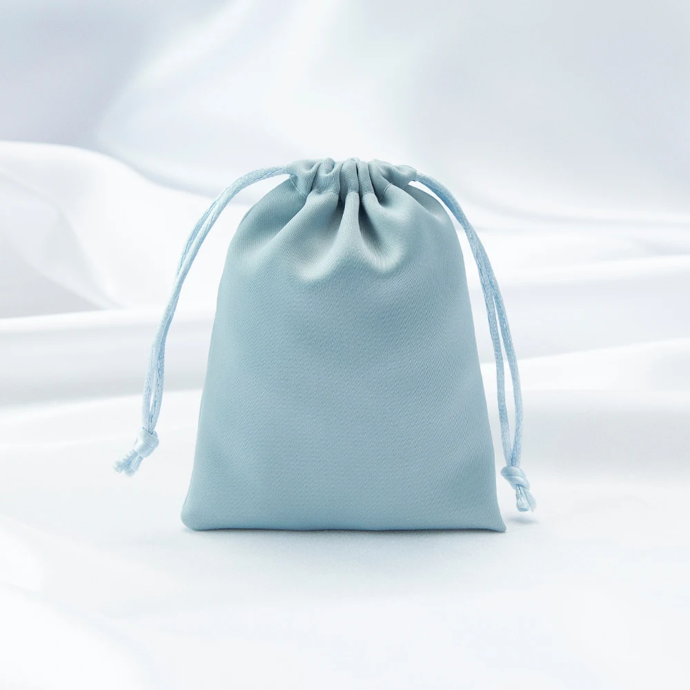 10pcs Small Satin Silk Drawstring Pouches