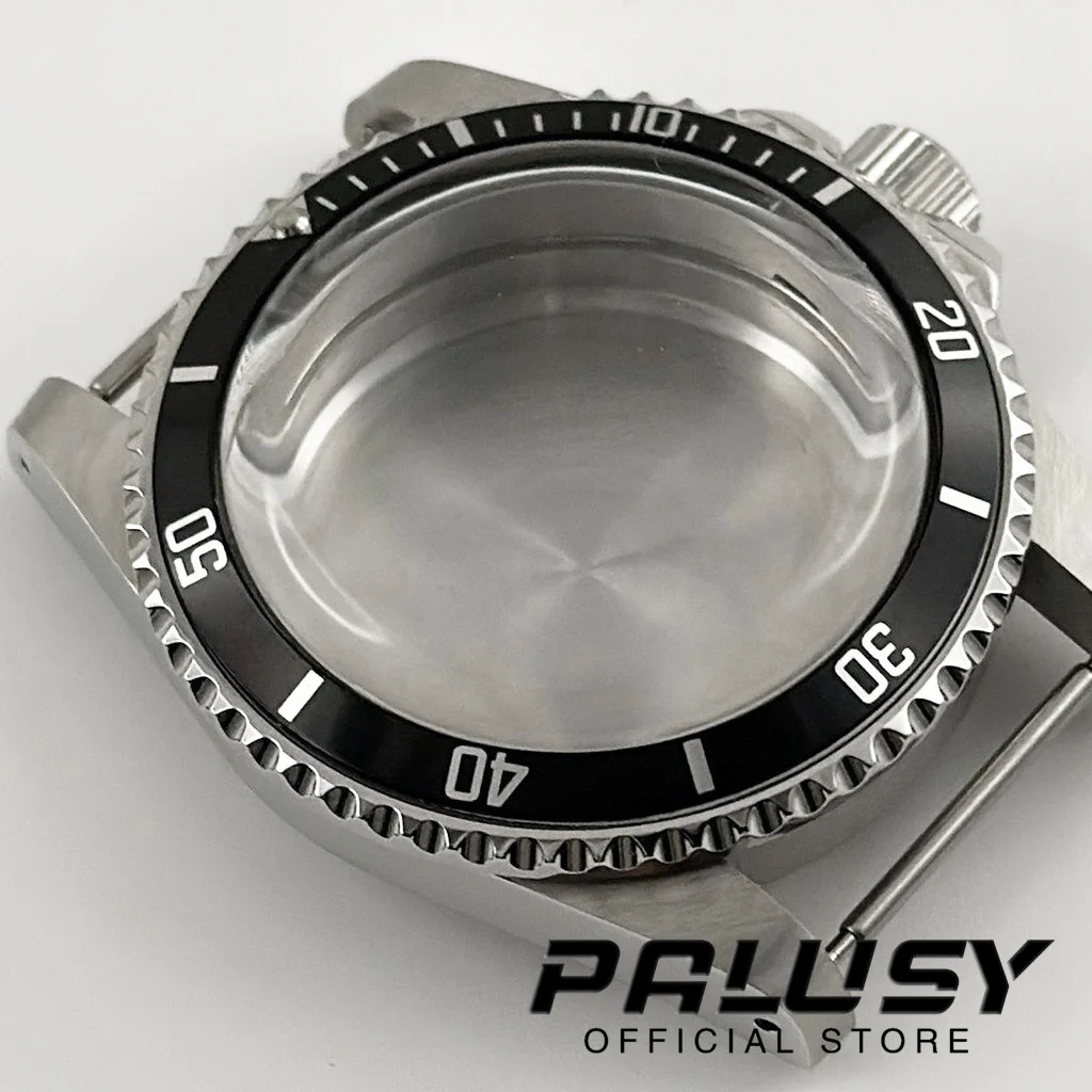 Caja Retro Vintage de 39,5 MM, cúpula de cristal acrílico NH35, accesorios de reloj para NH35 NH36 NH38, caja de reloj con movimiento