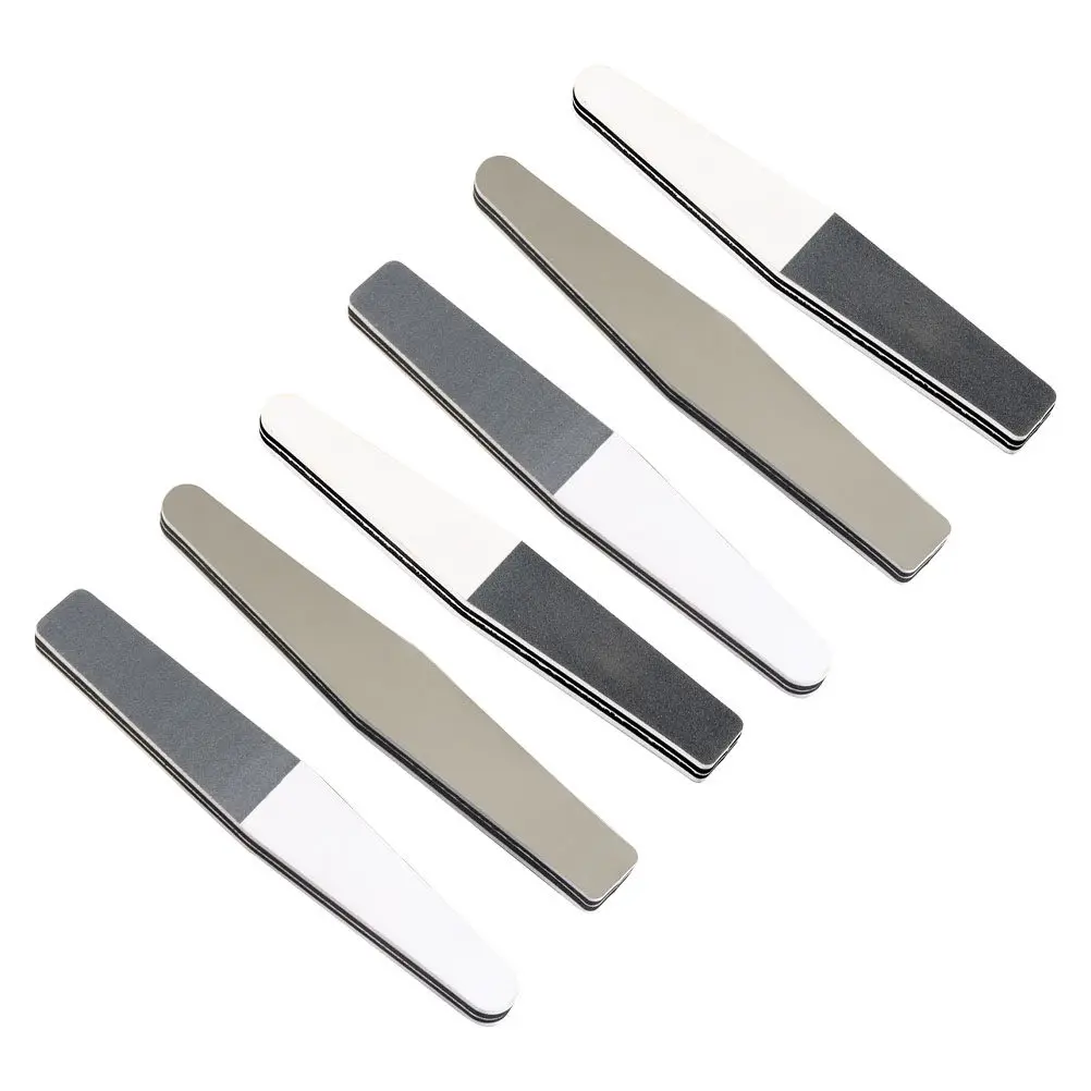 6 pezzi di lime per unghie in spugna, strisce per lucidatura, strumenti leggeri per la riparazione della manicure, accessori per nail art, forniture di bellezza