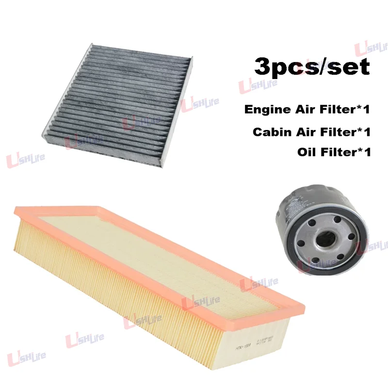 

2.0T Filter Set Car Cabin AC Air Oil Filter Engine Spare Parts For Trumpchi GAC GS8 M8 MK2 2023 2024 M8 Car Accessories 3 Pcs