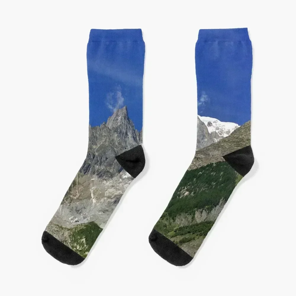 

Mont Blanc Socks with print sheer man Socks Men Women's
