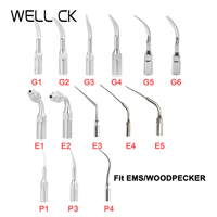 5Pcs Dental Ultrasonic Scaler Tip Fit EMS WOODPECKER Scaler And DTE SATELEC G1-G6 E1-E5 P1 P3 P4 GD1-GD6  PD1 PD3 PD4 ED1 ED2