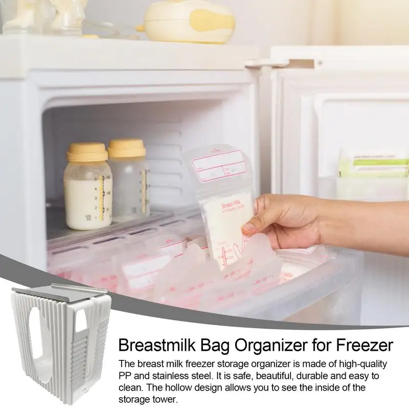 Breast Milk Storage Tower Organizer Breastmilk Freezer box Refrigerator Breast Milk Storage Container Breastfeeding Accessories