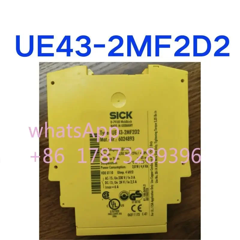 

Used Safety relay UE43-2MF2D2 6024893 tested OK, function intact