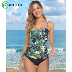 MUOLUX Push Up Bikini set brasiliano a vita alta costumi da bagno donna Beach Tankini 2 pezzi costume da bagno Sport Plus Size costume da bagno 2023