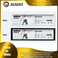 Turzx 8.8 Inch Monitor IPS Display 1920x480 Easy Type-C Driver Multi-themes MOD Freely Aida 64