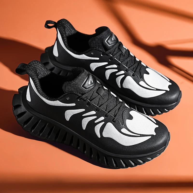 

Мужская спортивная обувь, роскошные повседневные кроссовки, кроссовки с сеткой, летние легкие модные баскетбольные прогулочные туфли на платформе для мужчин