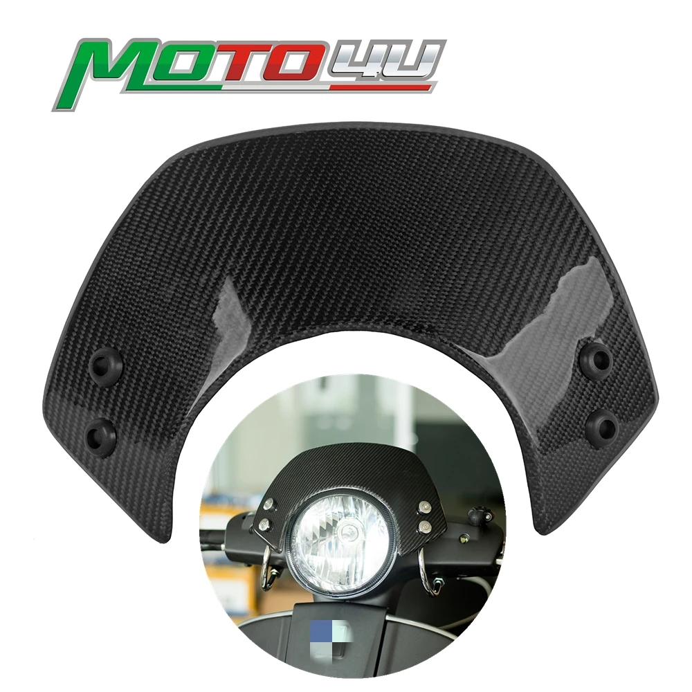 Scooter Windscreen in Carbon Windshield Wind Deflector Motorcycle Accessories Low wind For GTS300 GTS 300 GTV300