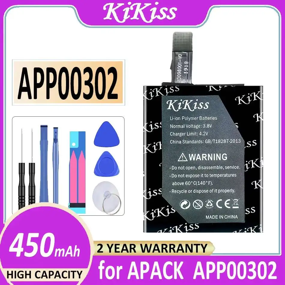 

For Apack APP00302 APP00302 With Cable 450mAh Battery Reliable Replacement