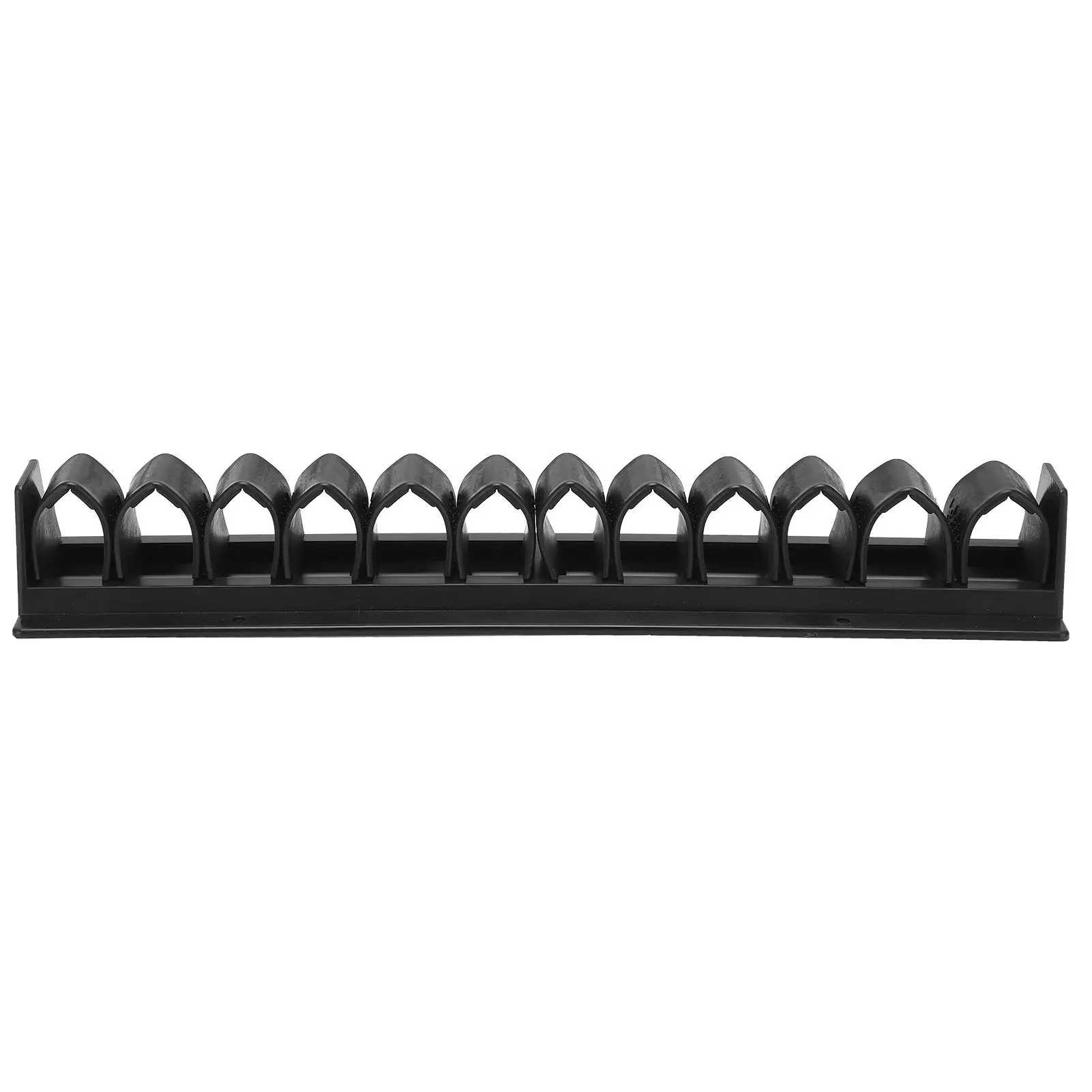 Wall Mounted Plastic Whip  Rack - Horizontal Storage Hanger for  Whips